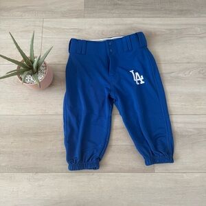 LA Dodgers, boys, baseball knickers, size youth medium